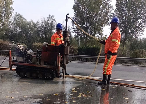 罗城高速公路下沉注浆加固